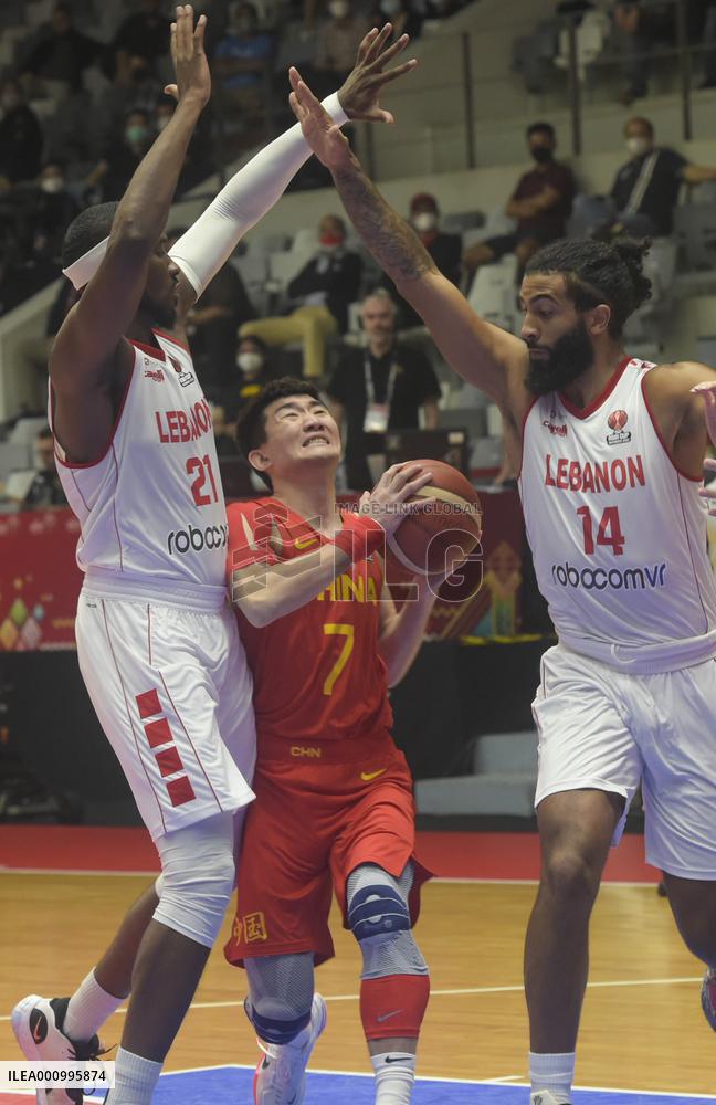 (SP)INDONESIA-JAKARTA-BASKETBALL-FIBA ASIA CUP 2022-LBN VS CHN