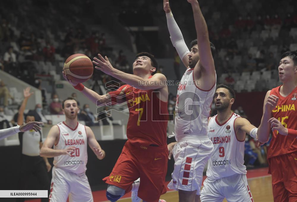 (SP)INDONESIA-JAKARTA-BASKETBALL-FIBA ASIA CUP 2022-LEBANON VS CHINA
