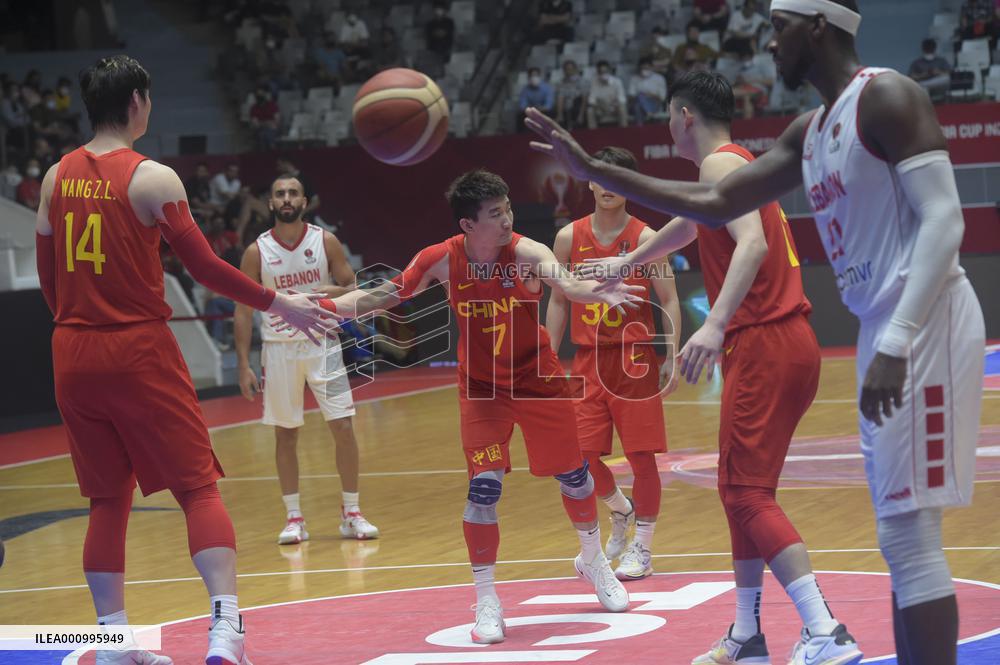 (SP)INDONESIA-JAKARTA-BASKETBALL-FIBA ASIA CUP 2022-LEBANON VS CHINA