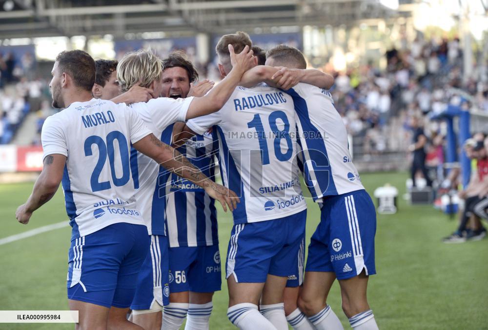 Champions League 2nd qualification round match HJK vs FC Viktoria Plzen