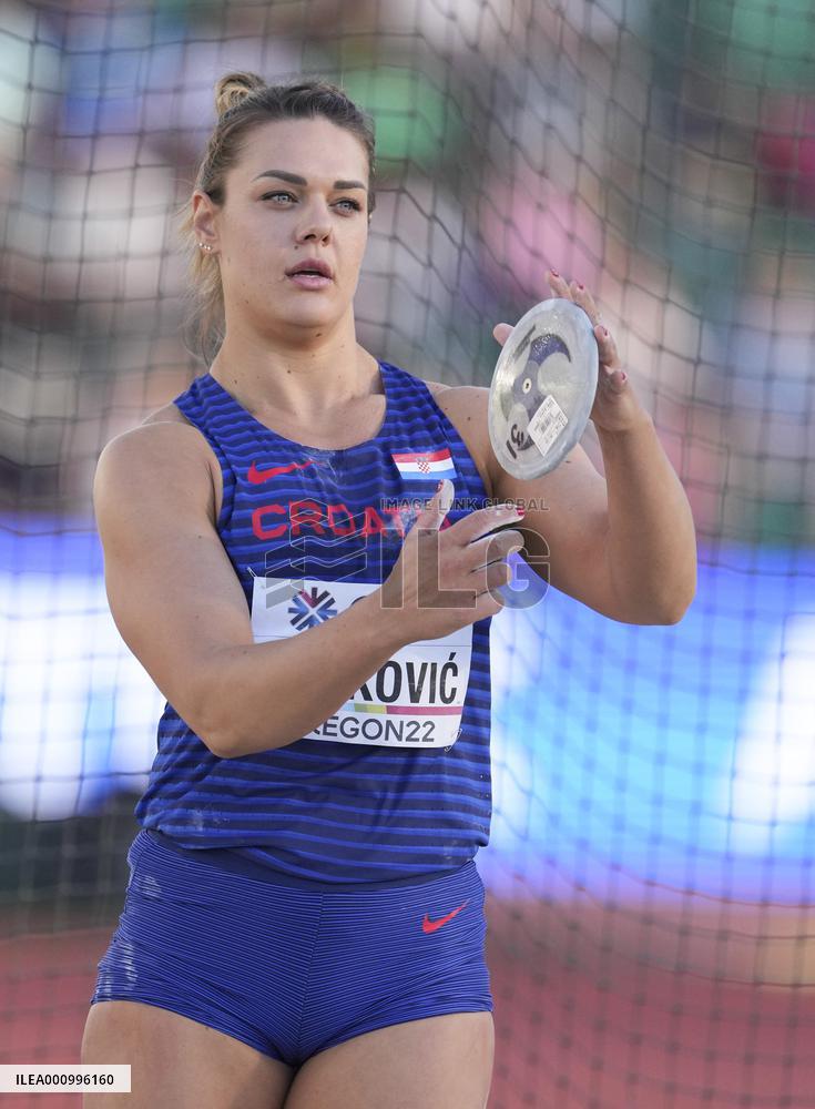 (SP)U.S.-EUGENE-ATHLETICS-WORLD CHAMPIONSHIPS-WOMEN'S DISCUS THROW-FINAL