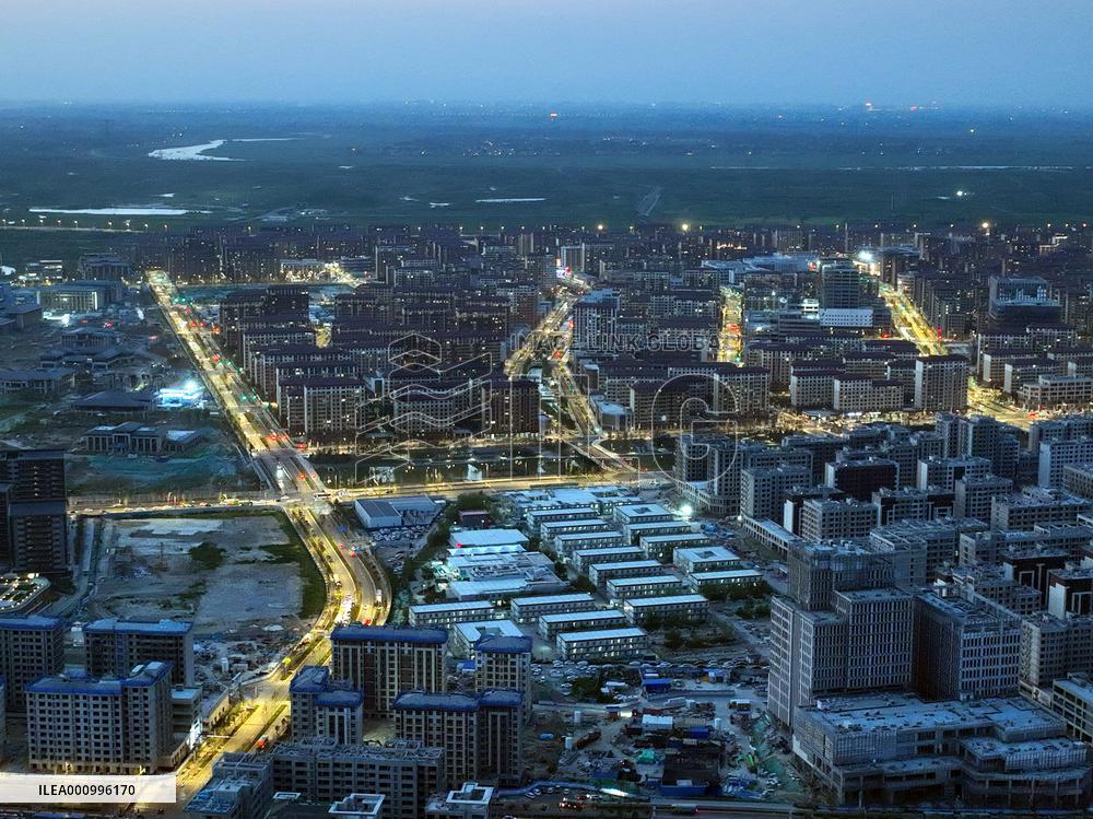 CHINA-HEBEI-XIONG'AN NEW AREA-NIGHT VIEW (CN)