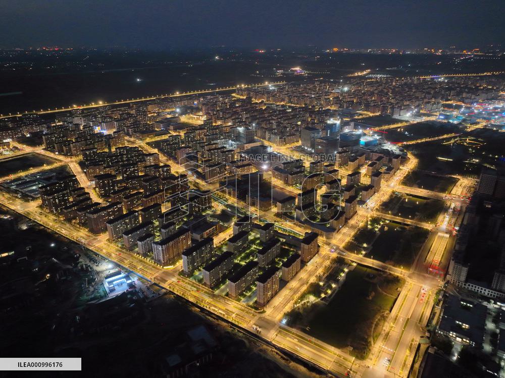 CHINA-HEBEI-XIONG'AN NEW AREA-NIGHT VIEW (CN)