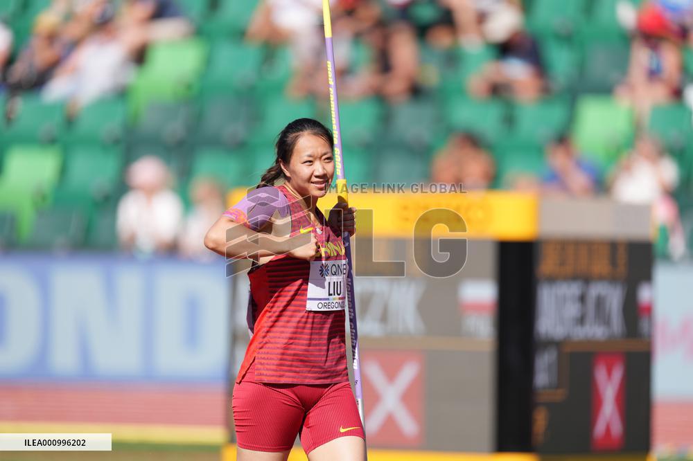 (SP)U.S.-EUGENE-ATHLETICS-WORLD CHAMPIONSHIPS-WOMEN'S JAVELIN THROW QUALIFICATION