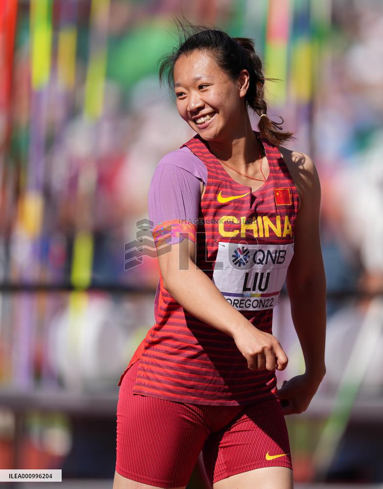 (SP)U.S.-EUGENE-ATHLETICS-WORLD CHAMPIONSHIPS-WOMEN'S JAVELIN THROW QUALIFICATION