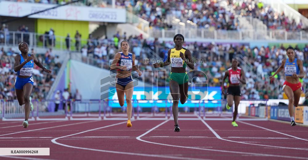 (SP)U.S.-EUGENE-ATHLETICS-WORLD CHAMPIONSHIPS-WOMEN'S 400M HURDLES SEMIFINAL