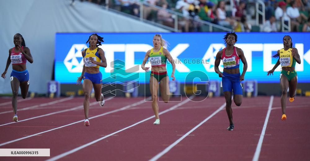 (SP)U.S.-EUGENE-ATHLETICS-WORLD CHAMPIONSHIPS-WOMEN'S 400M SEMIFINAL