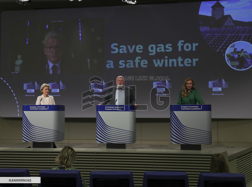 BELGIUM-BRUSSELS-EU-GAS CONSUMPTION-REDUCTION PLAN