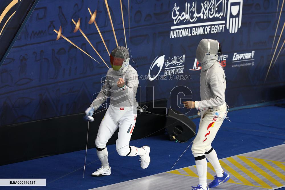 (SP)EGYPT-CAIRO-FENCING-2022 WORLD CHAMPIONSHIPS-TEAM MEN'S SABRE QUARTERFINAL
