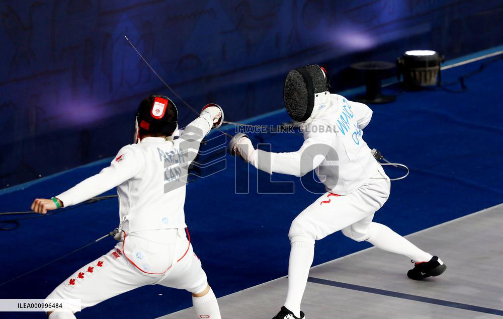 (SP)EGYPT-CAIRO-FENCING-2022 WORLD CHAMPIONSHIPS-TEAM MEN'S EPEE-TABLE OF 16
