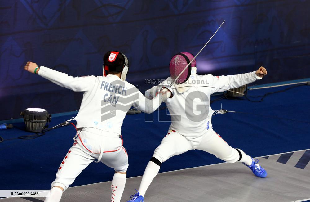 (SP)EGYPT-CAIRO-FENCING-2022 WORLD CHAMPIONSHIPS-TEAM MEN'S EPEE-TABLE OF 16