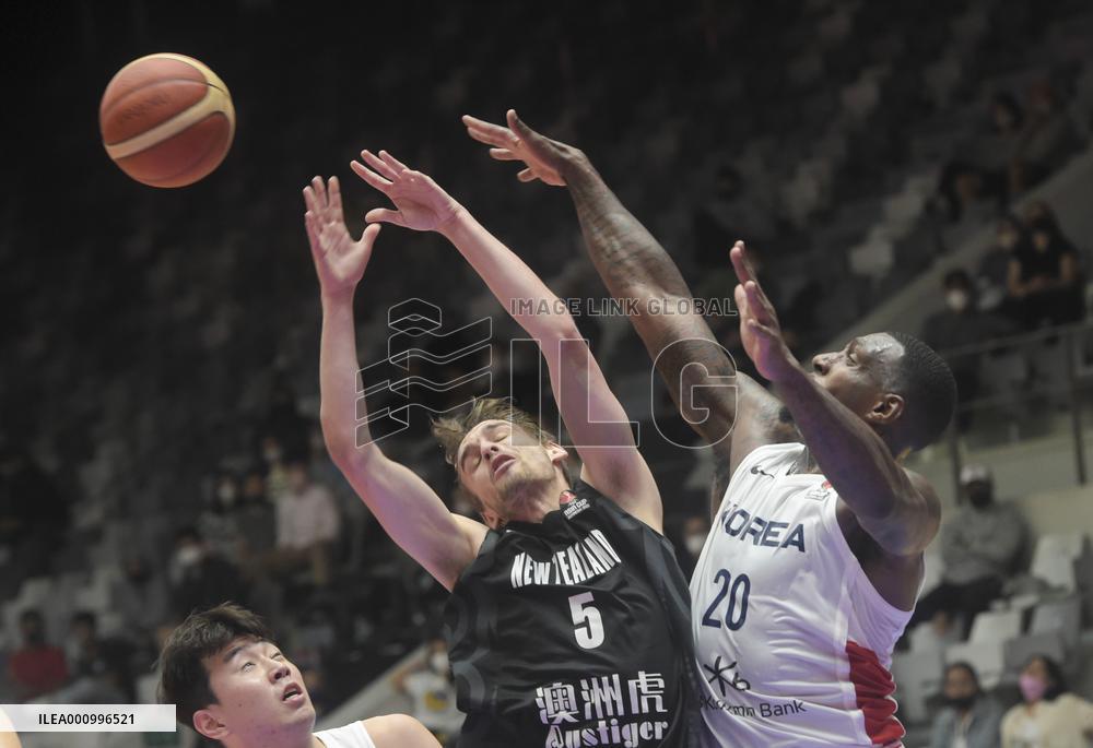 (SP)INDONESIA-JAKARTA-BASKETBALL-FIBA ASIA CUP 2022-KOR VS NZL