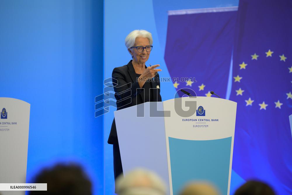 GERMANY-FRANKFURT-ECB-KEY INTEREST RATES-RISE