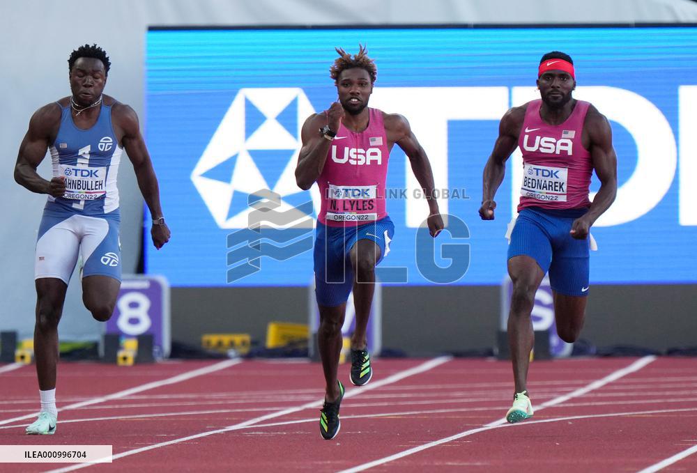 (SP)U.S.-EUGENE-ATHLETICS-WORLD CHAMPIONSHIPS-MEN'S 200M-FINAL