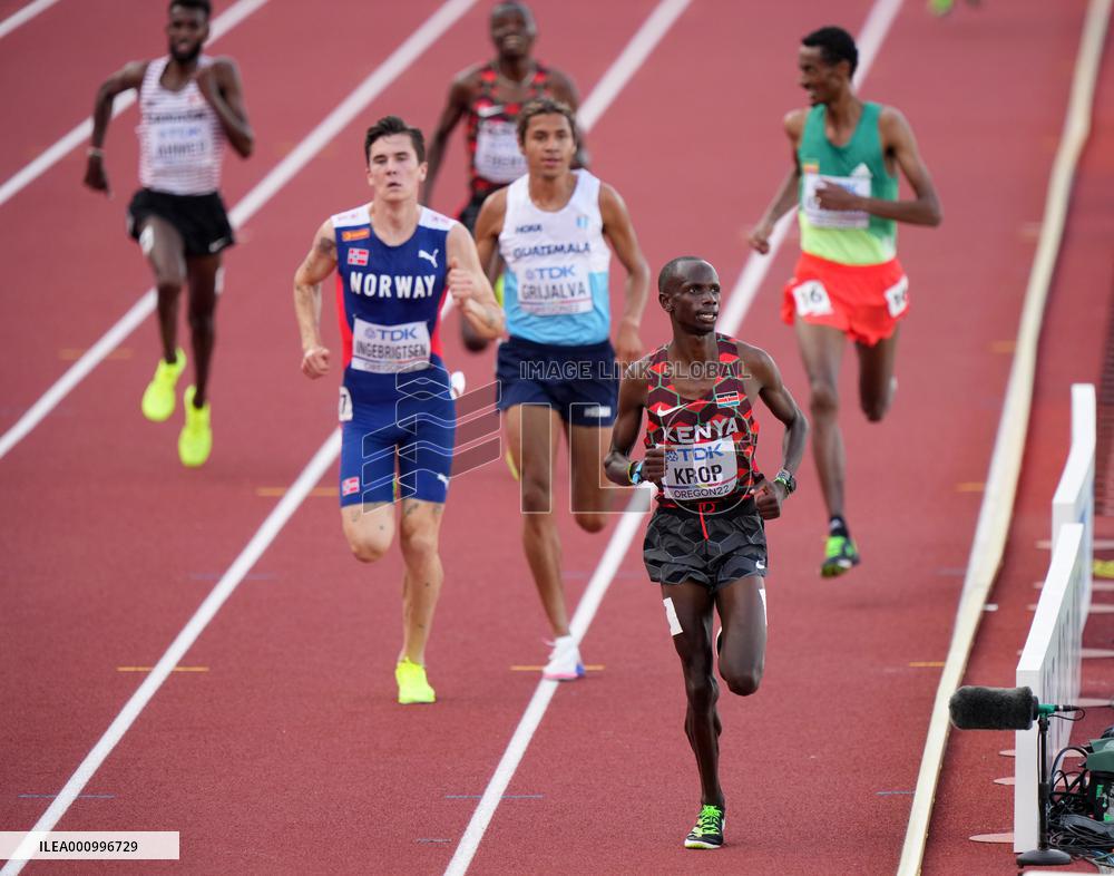 (SP)U.S.-EUGENE-ATHLETICS-WORLD CHAMPIONSHIPS-MEN'S 5000M HEATS