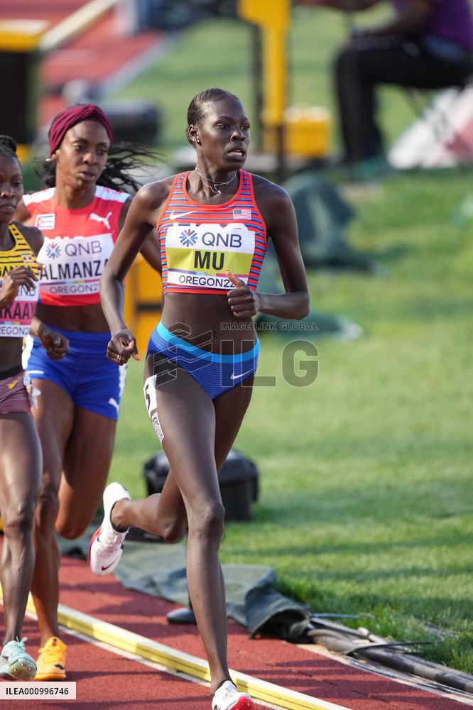 (SP)U.S.-EUGENE-ATHLETICS-WORLD CHAMPIONSHIPS-WOMEN'S 800M HEATS