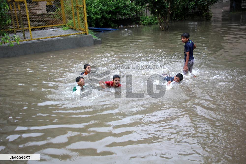 PAKISTAN-LAHORE-HEAVY RAINS
