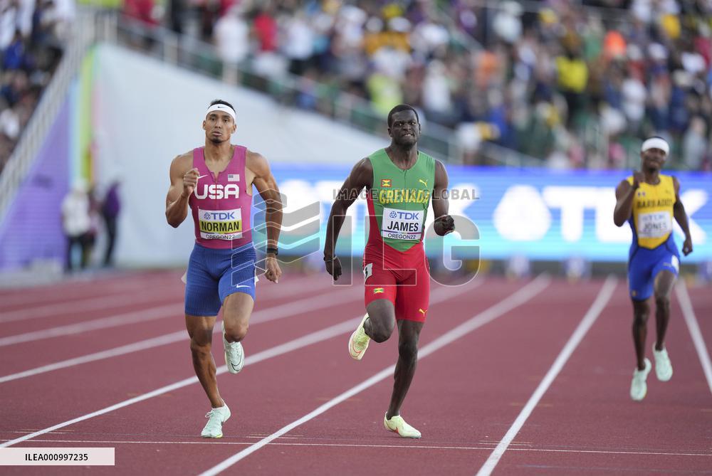 (SP)U.S.-EUGENE-ATHLETICS-WORLD CHAMPIONSHIPS-MEN'S 400M FINAL
