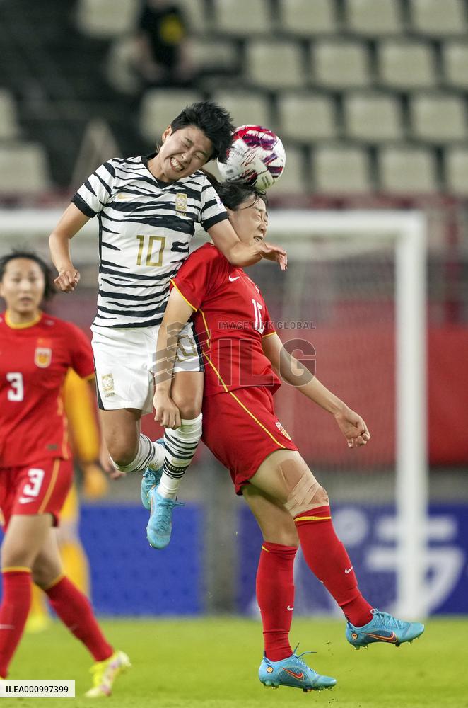 (SP)JAPAN-KASHIMA CITY-FOOTBALL-EAFF E-1 CHAMPIONSHIP-WOMEN-CHINA VS SOUTH KOREA