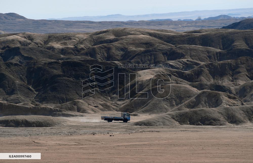 NAMIBIA-SWAKOPMUND-MOON LANDSCAPE