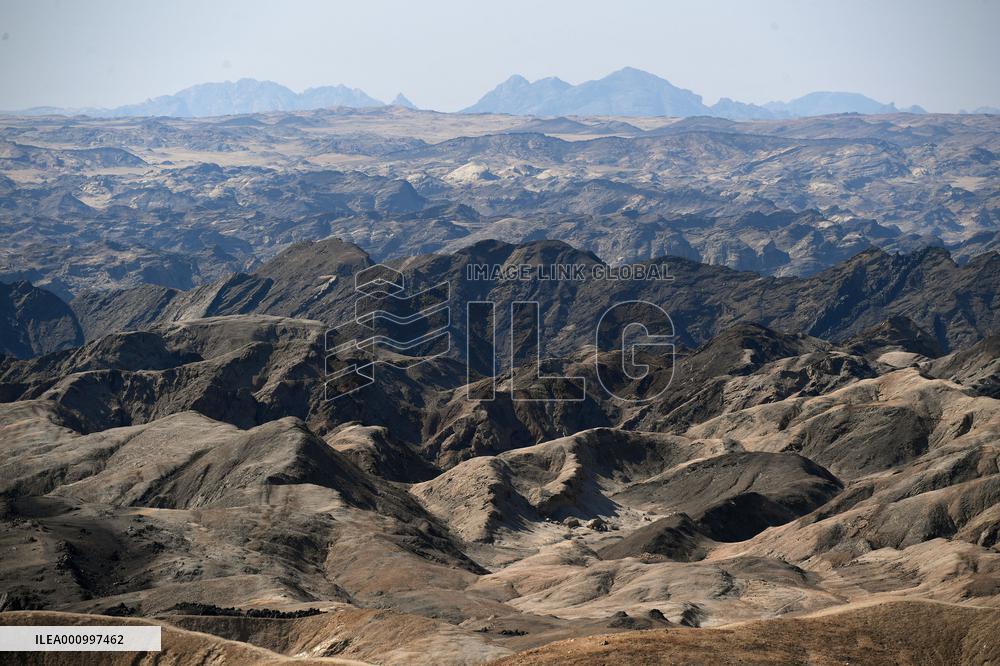 NAMIBIA-SWAKOPMUND-MOON LANDSCAPE