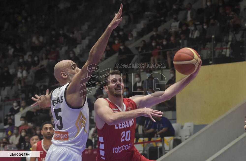 (SP)INDONESIA-JAKARTA-BASKETBALL-FIBA ASIA CUP 2022- SEMIFINAL-JOR VS LBN