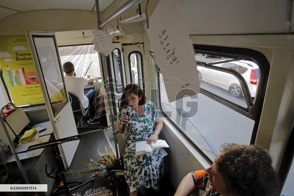 ROMANIA-BUCHAREST-TRAM-CULTURAL EVENT