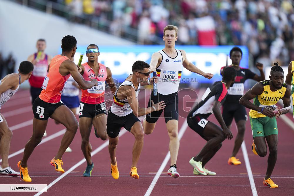 (SP)U.S.-EUGENE-ATHLETICS-WORLD CHAMPIONSHIPS-MEN'S 4X400M RELAY FINAL