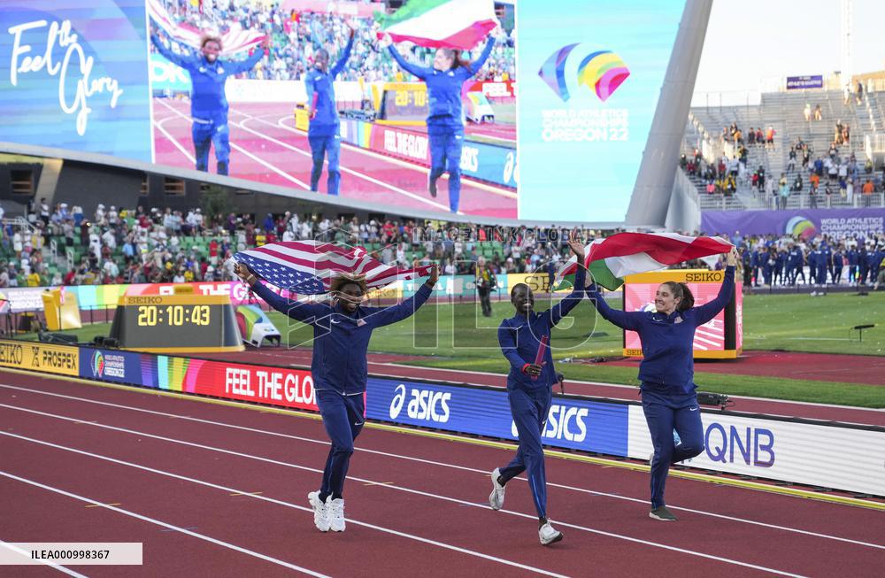 (SP)U.S.-EUGENE-ATHLETICS-WORLD CHAMPIONSHIPS-CLOSING CEREMONY