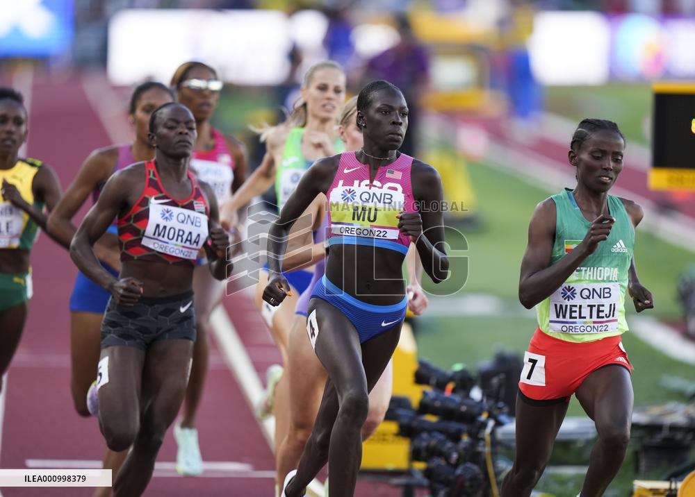 (SP)U.S.-EUGENE-ATHLETICS-WORLD CHAMPIONSHIPS-WOMEN'S 800M FINAL