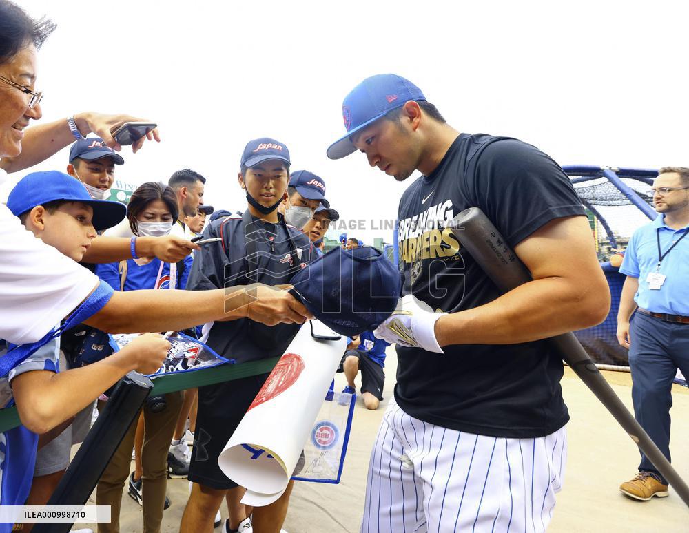 Baseball: Cubs outfielder Seiya Suzuki