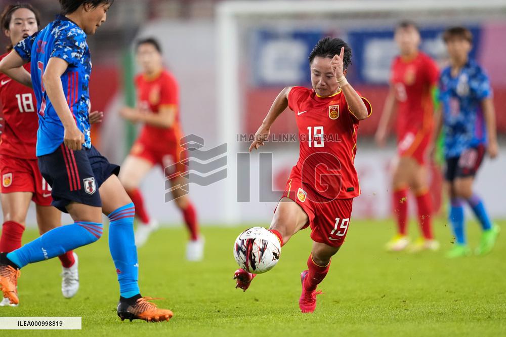 (SP)JAPAN-KASHIMA CITY-FOOTBALL-EAFF E-1 CHAMPIONSHIP-WOMEN-CHINA VS JAPAN