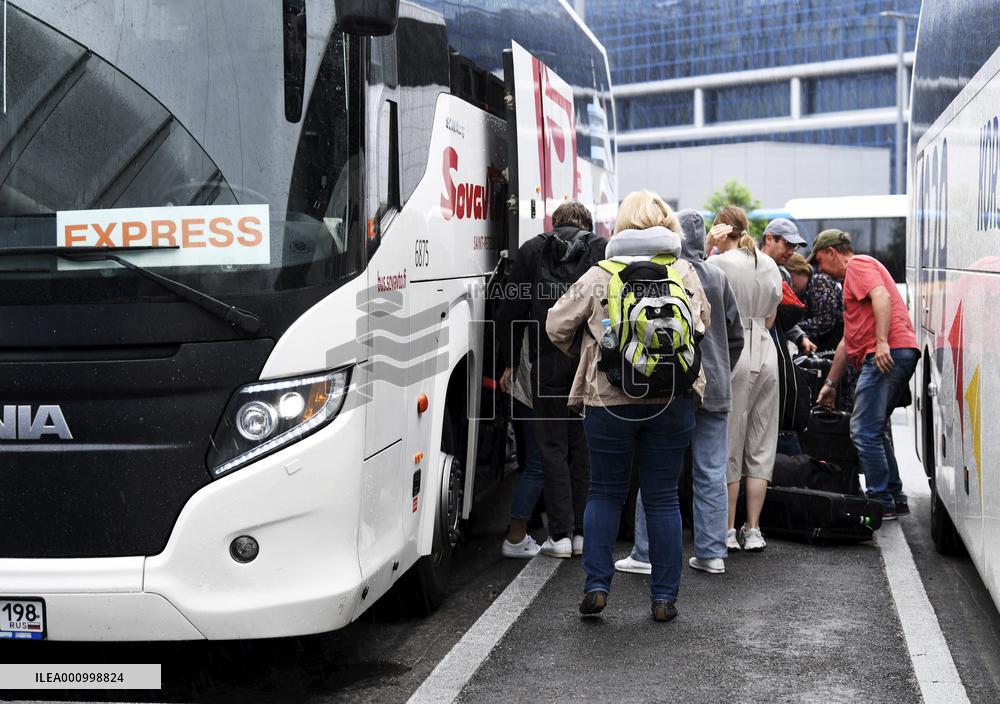 Buses from Russia to Finland
