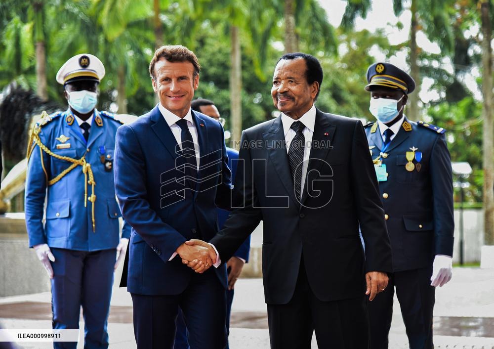 CAMEROON-YAOUNDE-FRANCE-PRESIDENT-VISIT