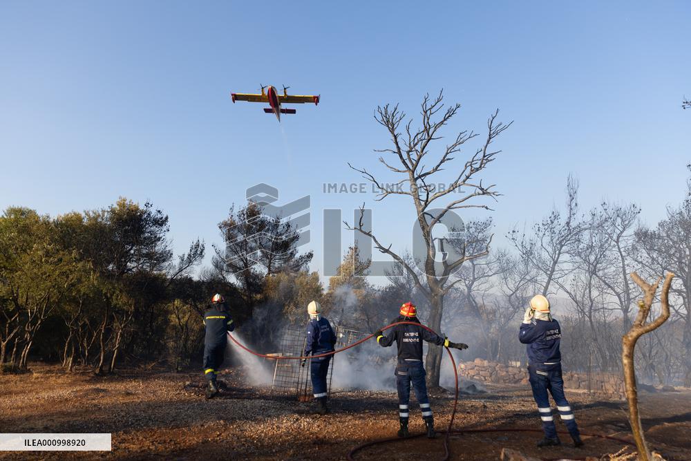 GREECE-ATTICA-WILDFIRE