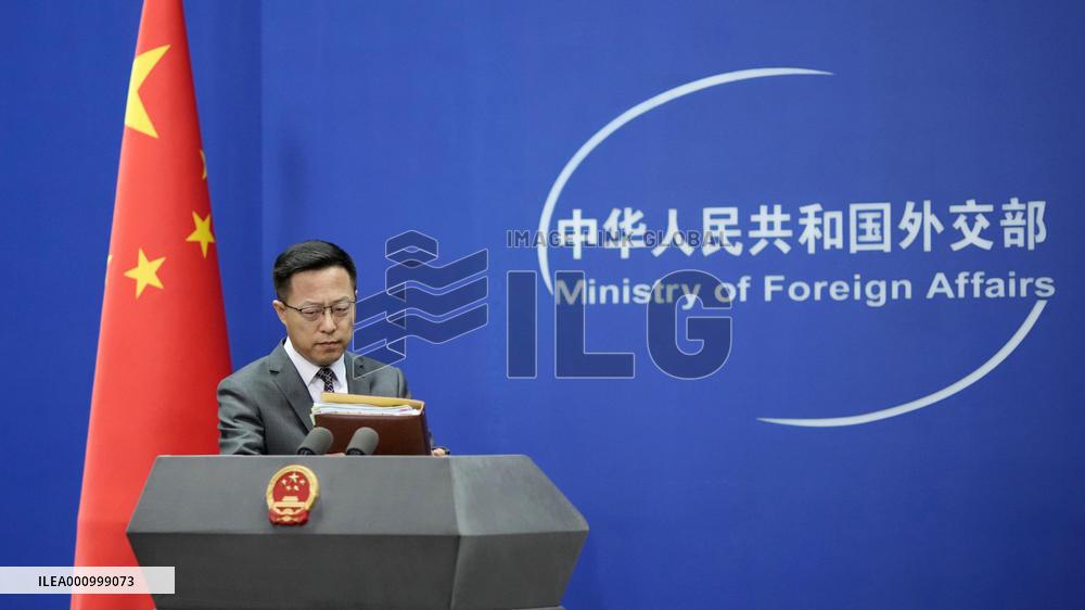 Chinese Foreign Ministry spokesman Zhao