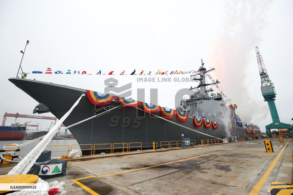 SOUTH KOREA-ULSAN-AEGIS DESTROYER-LAUNCH