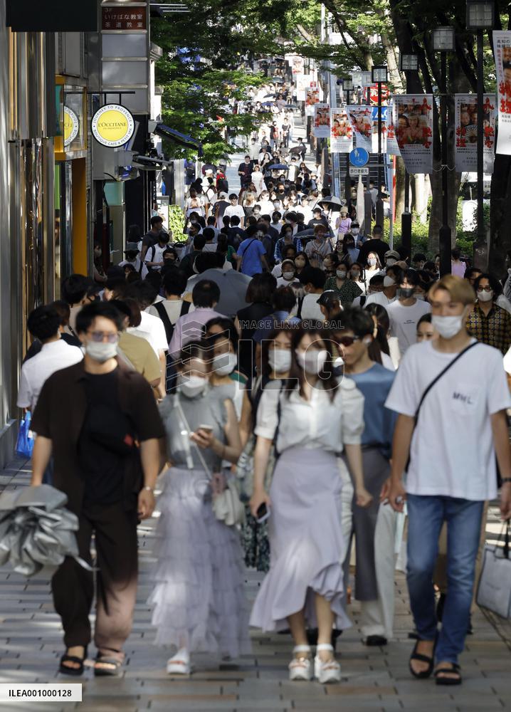 Scene of Tokyo amid COVID-19 pandemic