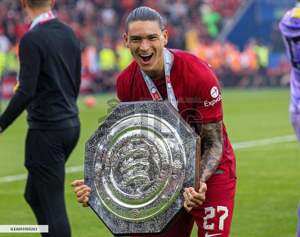 (SP)BRITAIN-LEICESTER-FOOTBALL-ENGLISH COMMUNITY SHIELD-LIVERPOOL VS MAN CITY