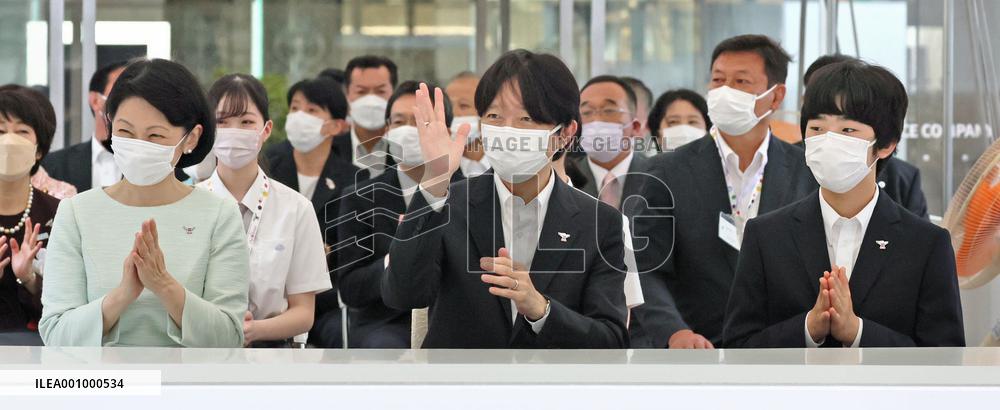 Japan crown prince at inter-high cultural festival