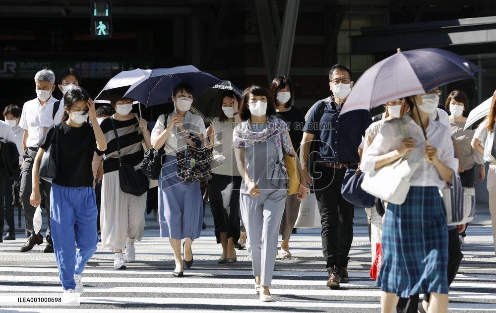 Summer heat in Tokyo