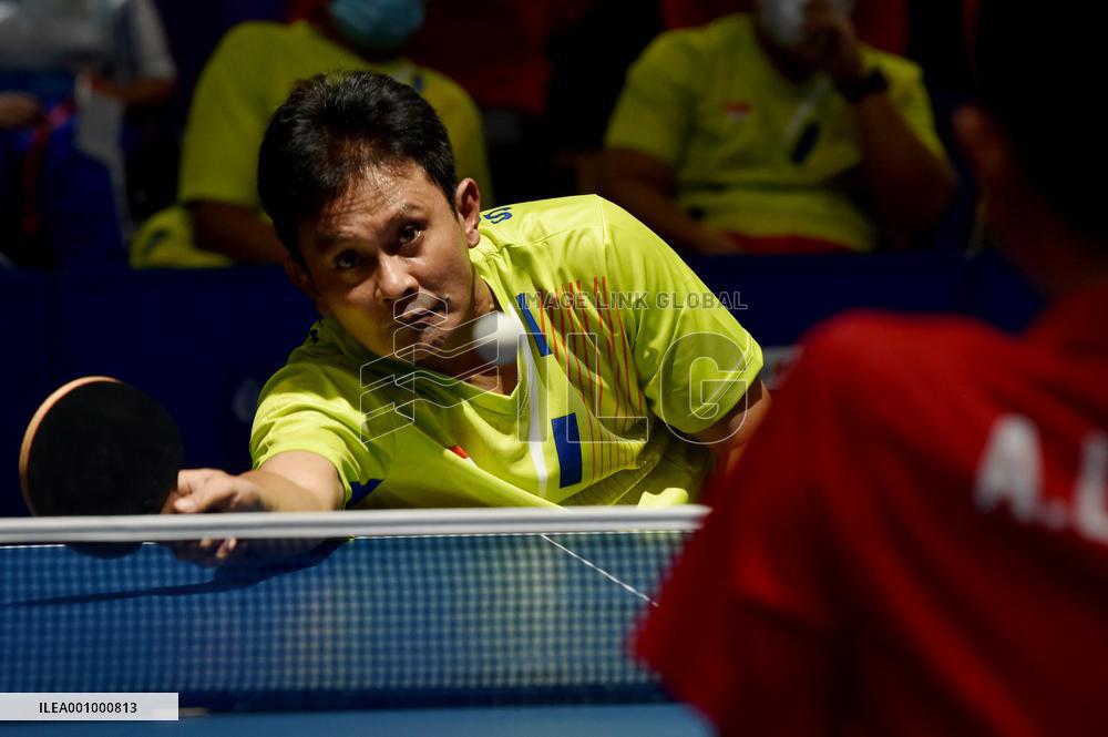 (SP)INDONESIA-SURAKARTA- ASEAN PARA GAMES 2022-TABLE TENNIS