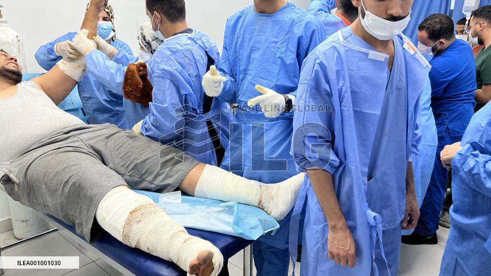 LIBYA-TRIPOLI-FUEL TRUCK EXPLOSION-WOUNDED