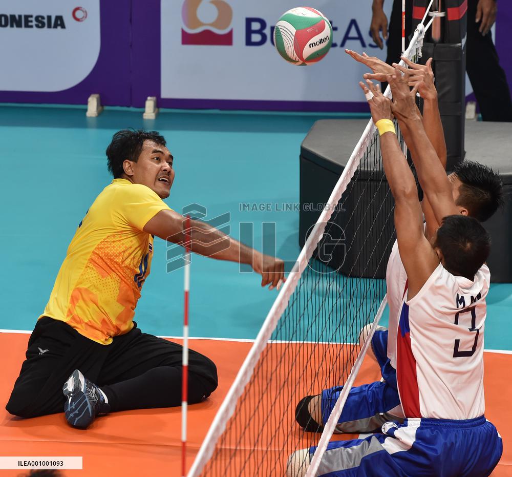 (SP)INDONESIA-SURAKARTA-ASEAN PARA GAMES 2022-SITTING VOLLEYBALL
