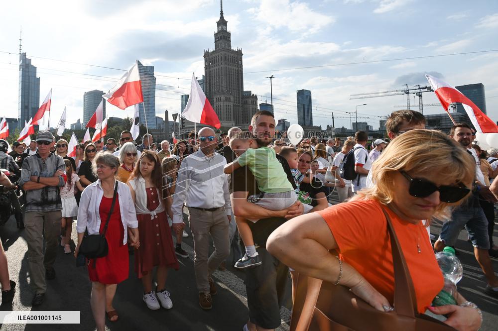 POLAND-WARSAW-WARSAW UPRISING-ANNIVERSARY