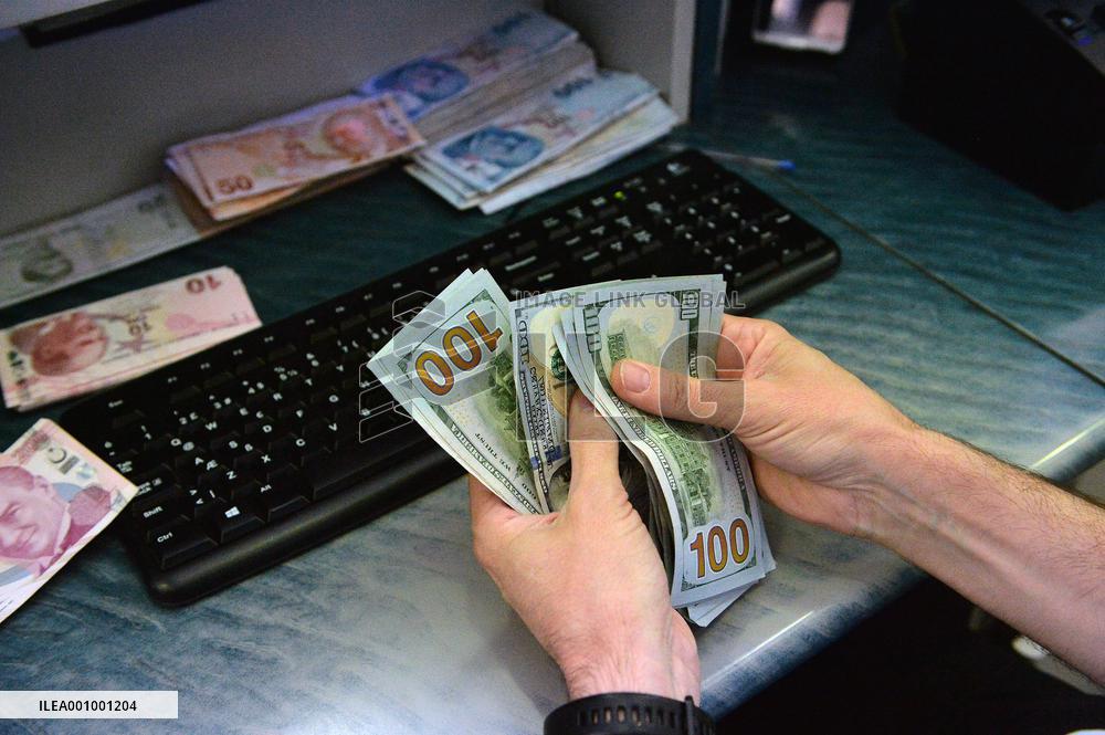 TÜRKIYE-ANKARA-ECONOMY-EXCHANGE RATE