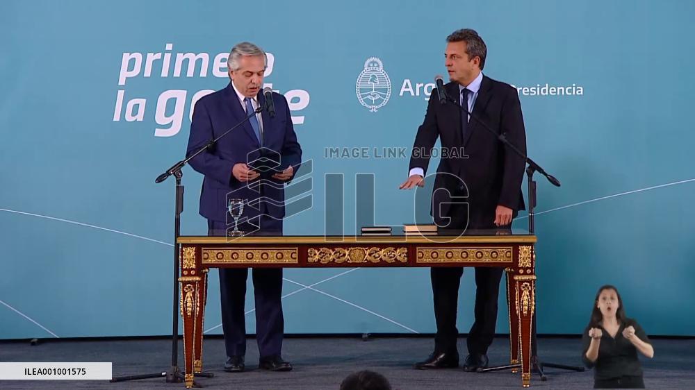 Argentina's new minister of economy takes office