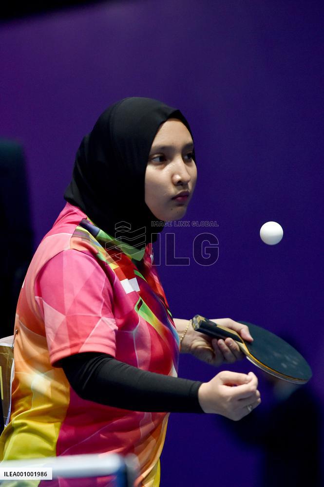 (SP)INDONESIA-SURAKARTA-ASEAN PARA GAMES 2022-TABLE TENNIS