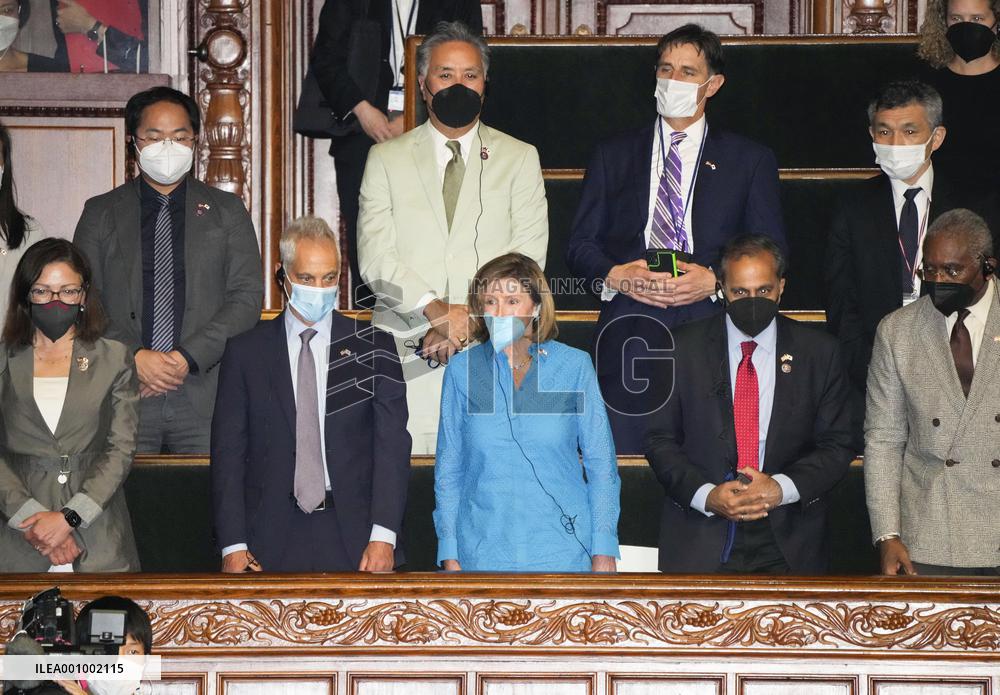 U.S. House Speaker Pelosi in Japan