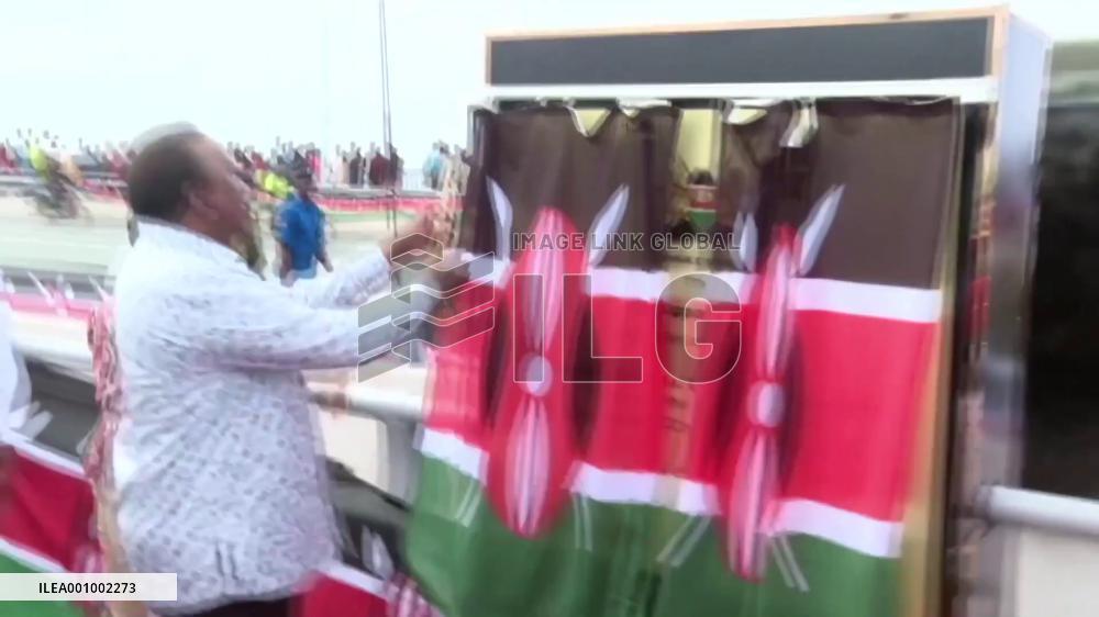 Chinese-built Makupa Bridge launched in Mombasa, Kenya